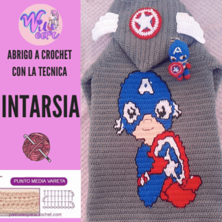 Curso Abrigo con Intarsía a Crochet