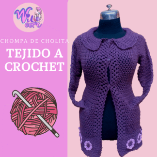 Chompa de cholita a crochet
